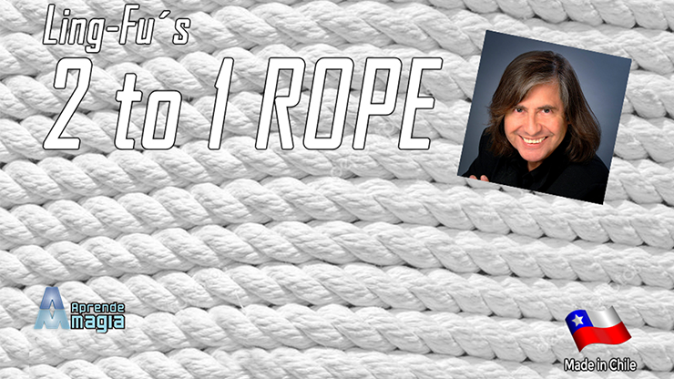 2 TO 1 Rope (Red) by Aprendemagia
