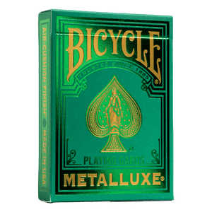 bicycle limited edition cards Bicycle Metalluxe Green Playing Cards