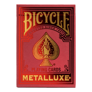 Bicycle Metalluxe Red 2022 Playing Cards Professional Stripper Deck -Limited Edition only 24 made!