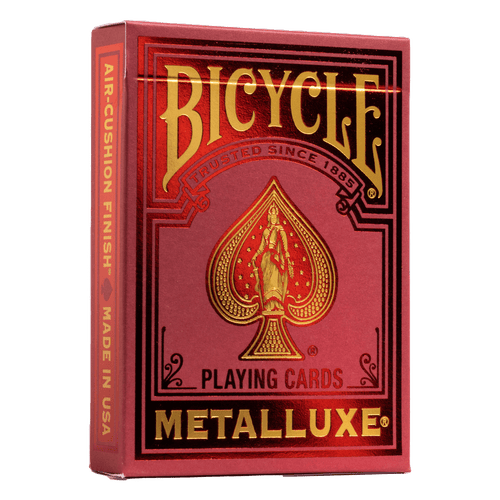 Bicycle Metalluxe Red 2022 Playing Cards Professional Stripper Deck -Limited Edition only 24 made!