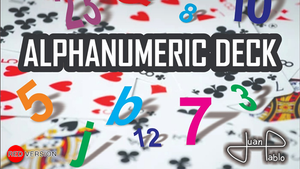 ALPHANUMERIC DECK RED by Juan Pablo