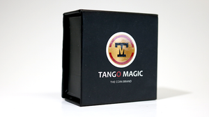 Replica Golden Morgan Hopping Half (Gimmicks and Online Instructions) by Tango Magic