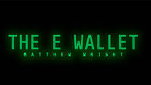 E Wallet BLACK by Matthew Wright