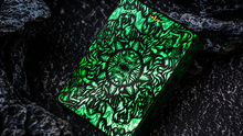 Inferno Emerald Blaze Edition Playing Cards- Svengali Deck- limited edition only 8 made!