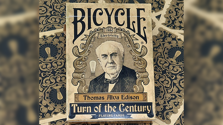 Bicycle Turn of the Century (Electricity) Playing Cards-Stripper Deck- Limited edition!