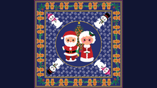 Christmas Bandana Gingerbread by Lee Alex