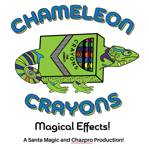 Chameleon Crayons! Both Stage and Closeup all together!! A Chazpro and Santa Magic Production