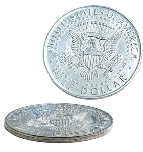 Jumbo Half Dollar, Metal 3 inch