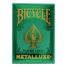 Bicycle Metalluxe Green 2022 Playing Cards Professional Stripper Deck -Limited Edition