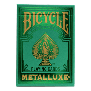 Bicycle Metalluxe Green 2022 Playing Cards Professional Stripper Deck -Limited Edition