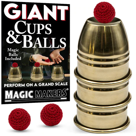 Giant Cups and Balls by Magic Makers