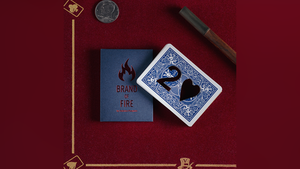 BRAND OF FIRE / BLUE(Gimmicks and Online Instructions) by Federico Poeymiro