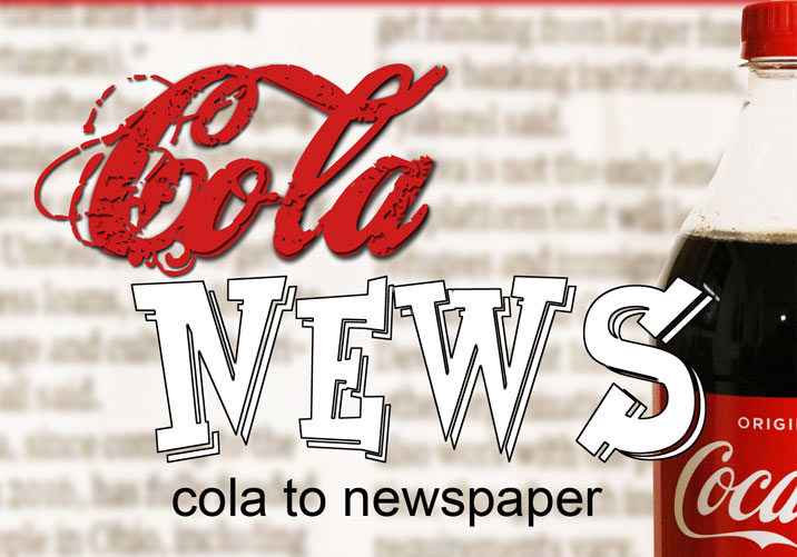 Cola News - Cola in Newspaper BY Mak Magic