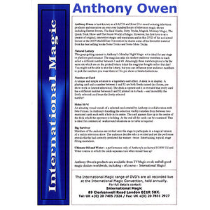 Anthony Owen Lecture by International Magic