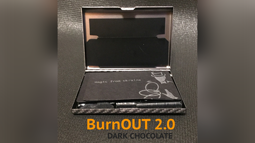 BURNOUT 2.0 CARBON DARK CHOCOLATE by Victor Voitko (Gimmick and Online Instructions)