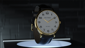 Infinity Watch V3 - Gold Case White Dial / PEN Version (Gimmick and Online Instructions) by Bluether Magic