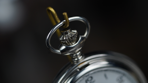 Infinity Pocket Watch V3 - Silver Case White Dial / STD Version (Gimmick and Online Instructions) by Bluether Magic