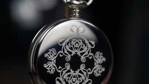 Infinity Pocket Watch V3 - Silver Case White Dial / STD Version (Gimmick and Online Instructions) by Bluether Magic
