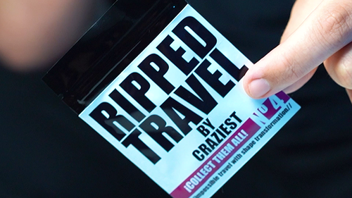 RIPPED TRAVEL (Blue Gimmicks and Online Instruction) by Craziest