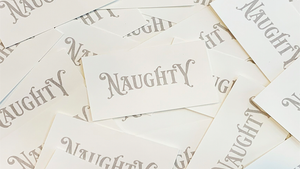 Appearing Business Cards (1 Nice Pack and 1 Naughty Pack) by Sam Gherman No longer being made.