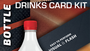 Astonishing Bottle Drink Card KIT (Gimmick and Online Instructions) by João Miranda and Ramon Amaral
