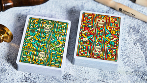 Bloodlines (Ruby Red ) Playing Cards by Riffle Shuffle