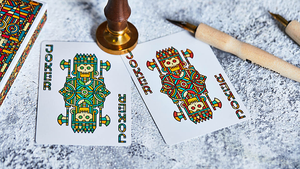 Bloodlines ( Emerald Green) Playing Cards by Riffle Shuffle