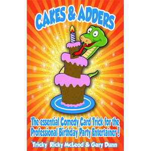 Cakes and Adders (DVD and Gimmicks Poker size) by Gary Dunn and World Magic Shop
