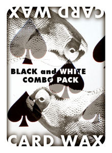 Card Wax FACE UP Combo - Black & White