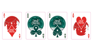Christmas Playing Cards (Green and Red) by TCC 2 decks!!