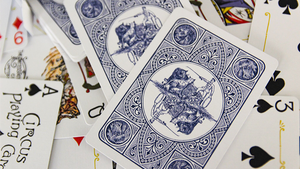 Circus No. 47 (Blue Gilded) Playing Cards