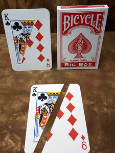 Comedy Jumbo Split Deck- Pro-Version Red Bicycle