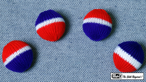Crochet Balls (Multicolor 1.75 inch) by Mr. Magic