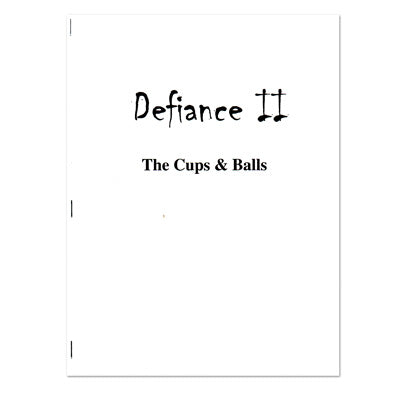 Defiance II Cups & Balls by McClintock