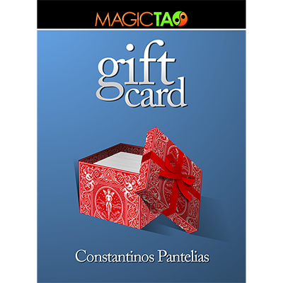 Gift Card Red (Gimmick and Online Instructions) by Constantinos Pantelias