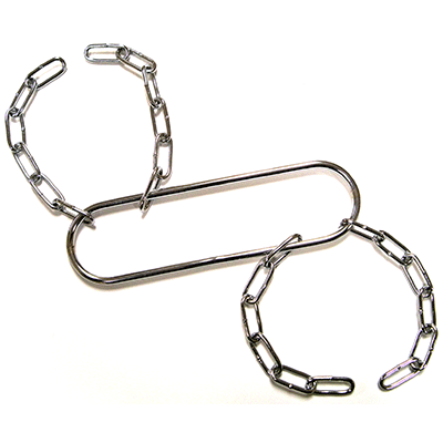 Houdini Handcuffs (Chrome) by Vincenzo Di Fatta