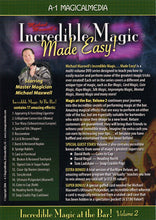 Incredible Magic At The Bar - Volume 2 by Michael Maxwell