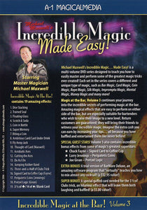 Incredible Magic At The Bar - Volume 3 by Michael Maxwell