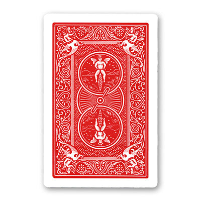 Jumbo Bicycle Card (Double Back, RED/RED)