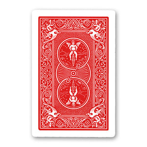 Jumbo Bicycle Card (Double Back, RED/RED)
