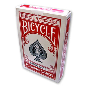 Jumbo Rising Card (Red or Blue Bicycle) - TRICK Blue Version