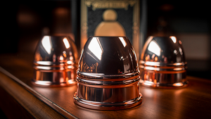 LEGEND Cups and Balls (Copper/Polished) by Murphy's Magic