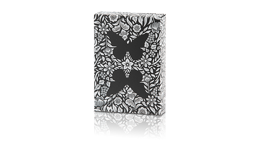 Limited Edition Butterfly Playing Cards Marked (Black and White) by Ondrej Psenicka