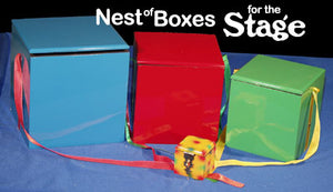 Nest of Wood Boxes 3, Colorful - Stage