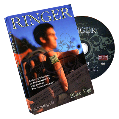 Ringer (DVD and Gimmick) by Blake Vogt and Kozmomagic
