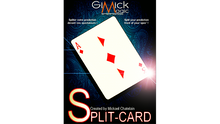 SPLIT-CARD (Blue) by Mickael Chatelain