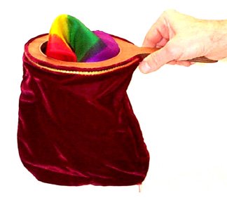 Santa's Magical Change Bag with Zippered bottom.
