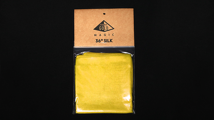 Silk 36 inch (Yellow) by Pyramid Gold Magic