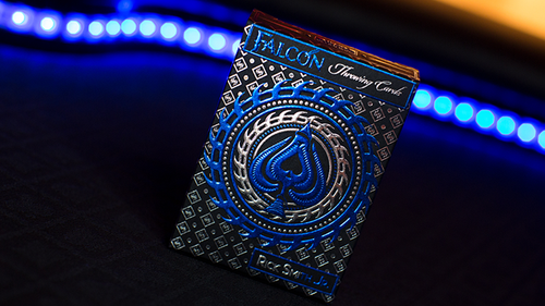 Silver Falcon Throwing Cards (Foil) by Rick Smith Jr. and De'vo