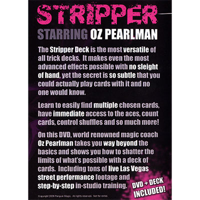 Stripper (with deck, RED) by Oz Pearlman